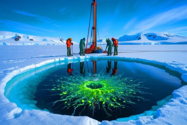 کشف حیات پنهان زیر یخ‌های قطب شمال